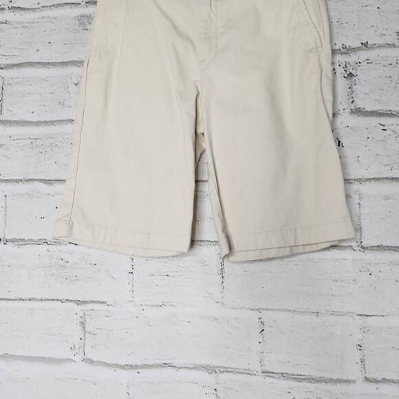 Vineyard Vines Boys Khaki Flat Front Adjustable Waist Stretch Chino Shorts Sz 16 - Picture 4 of 11
